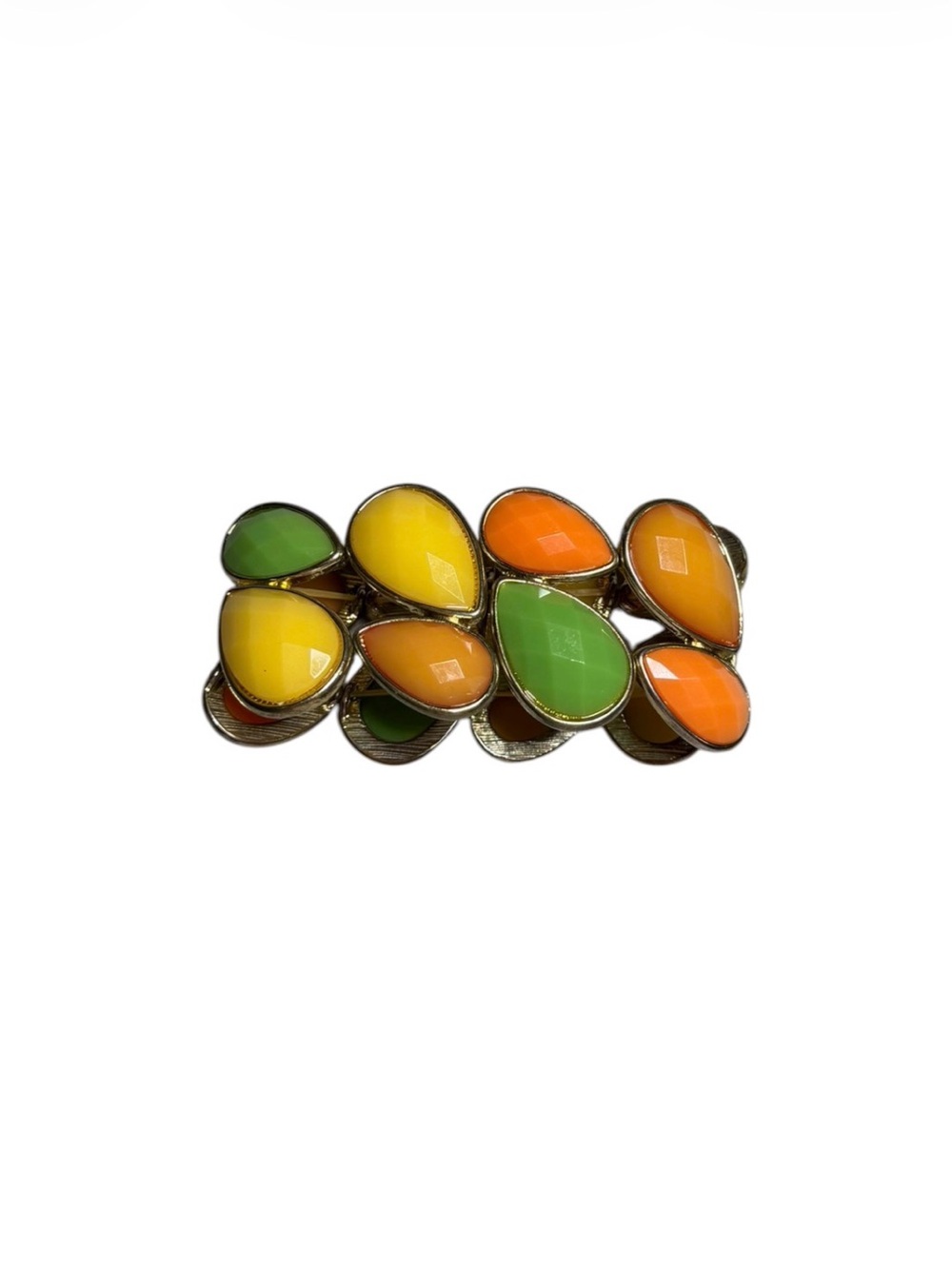 Vintage Multi-Colored Teardrop-Shaped Bracelet